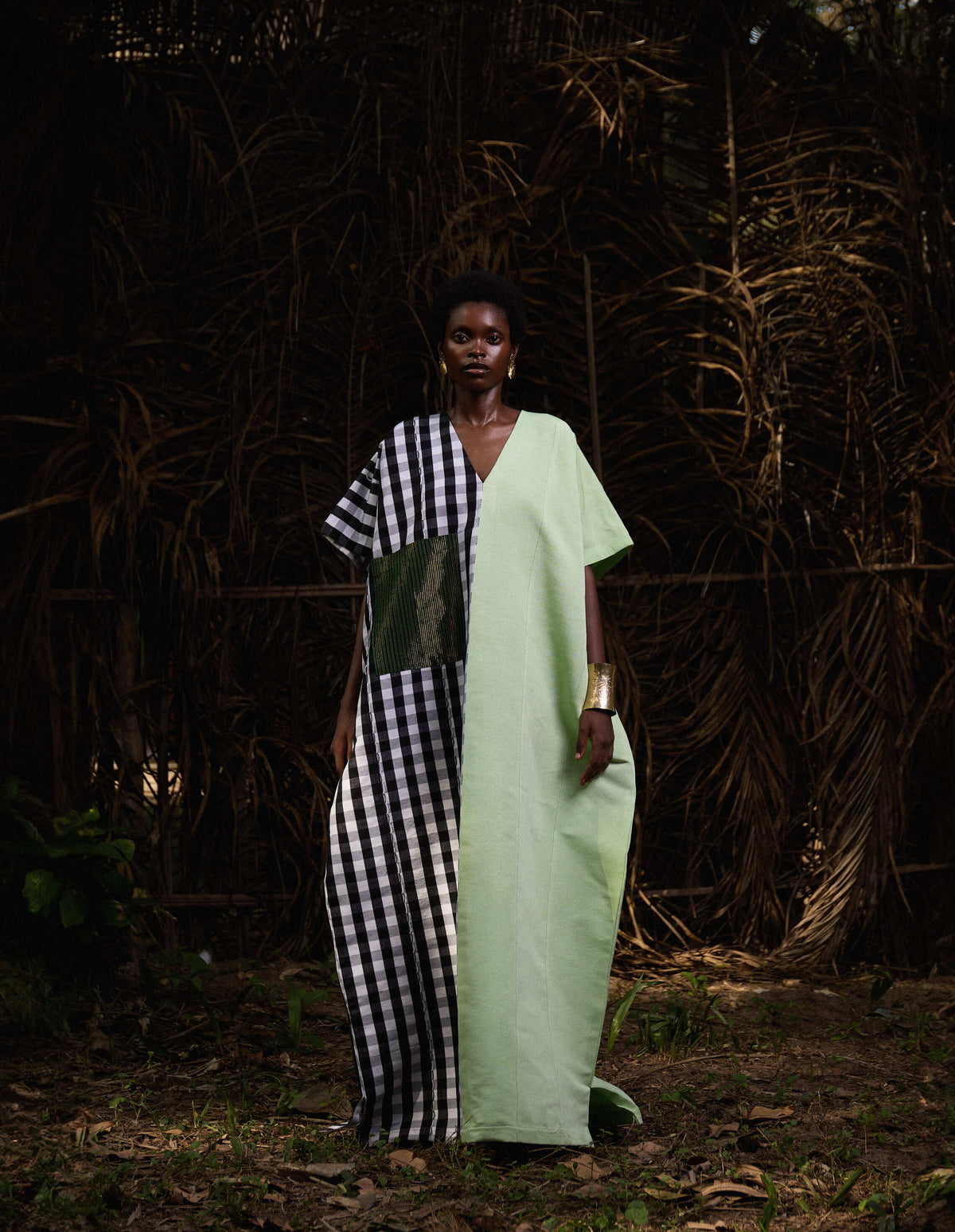 Fresh mint kaftan - Hertunba
