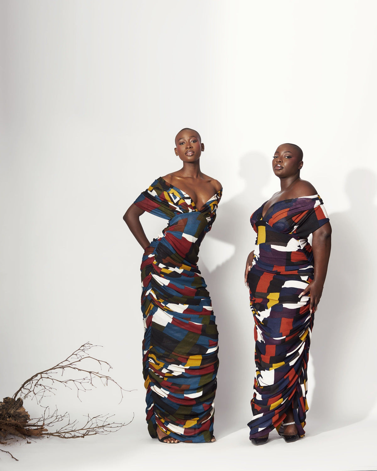 Adesua Geometric Dress - Hertunba