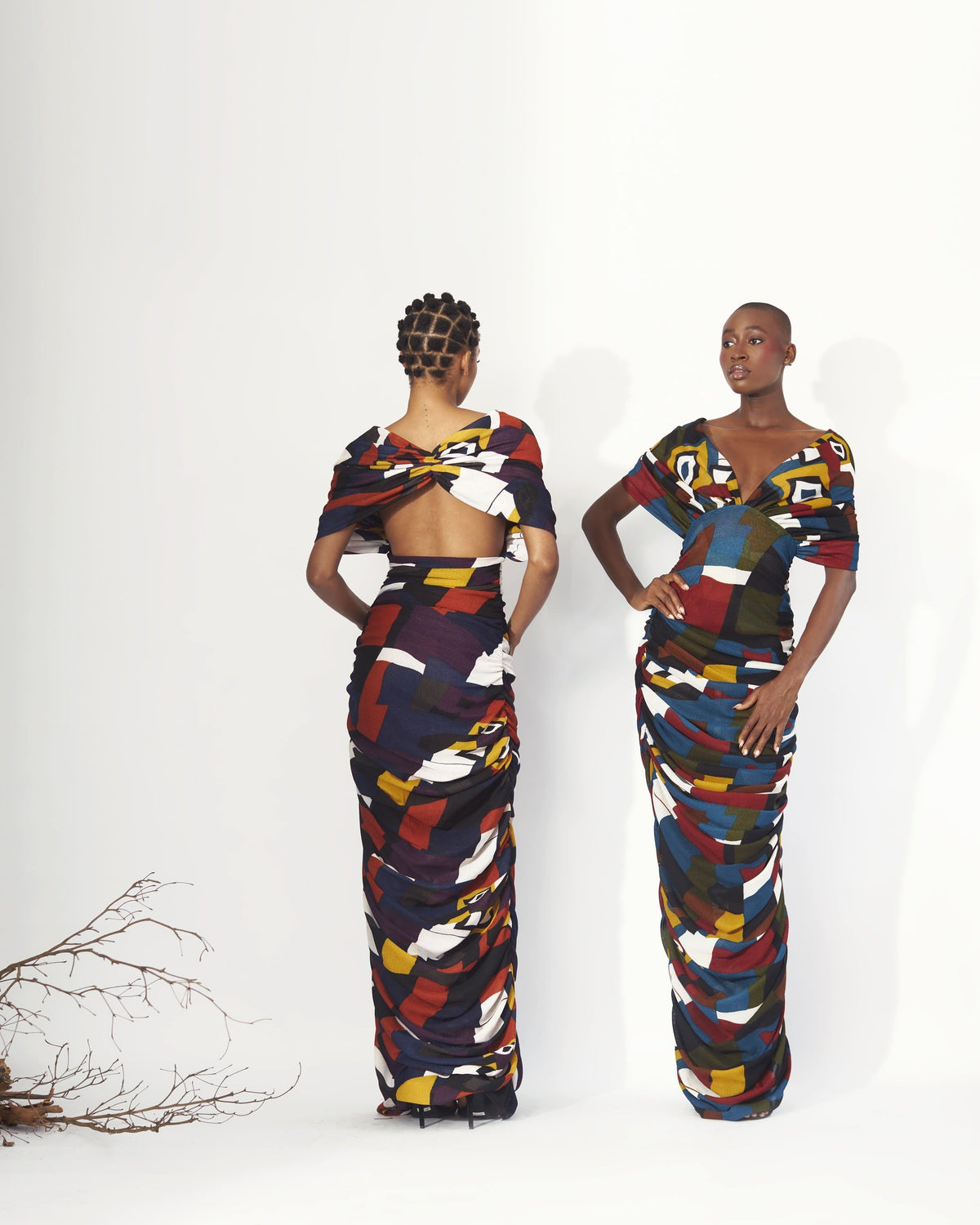 Adesua Geometric Dress - Hertunba