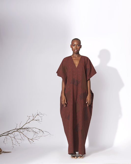 Coco Brown Kaftan - Hertunba