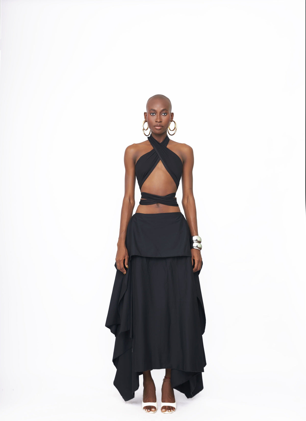 Ure skirt in black Hertunba