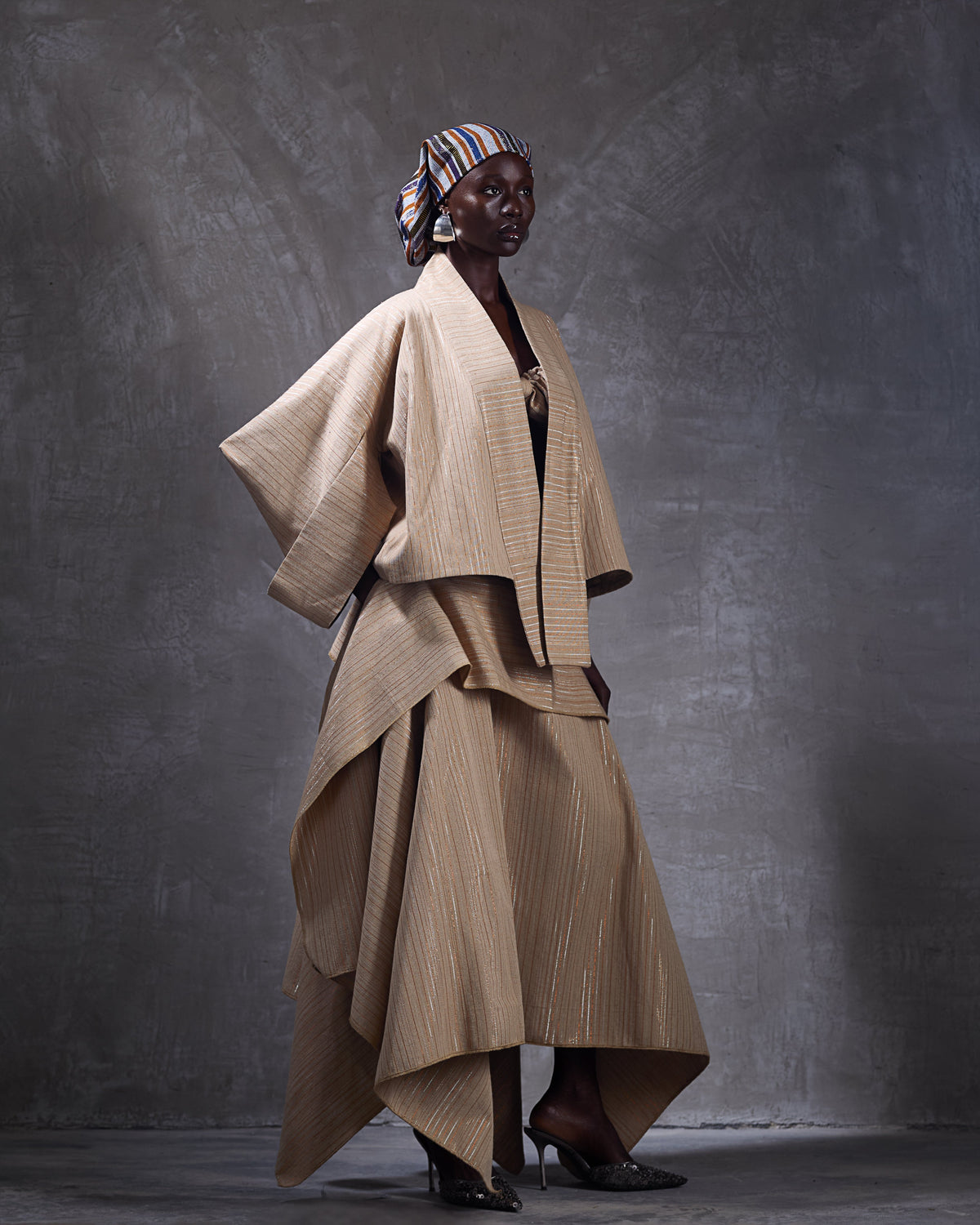 Ure skirt in Nude Hertunba