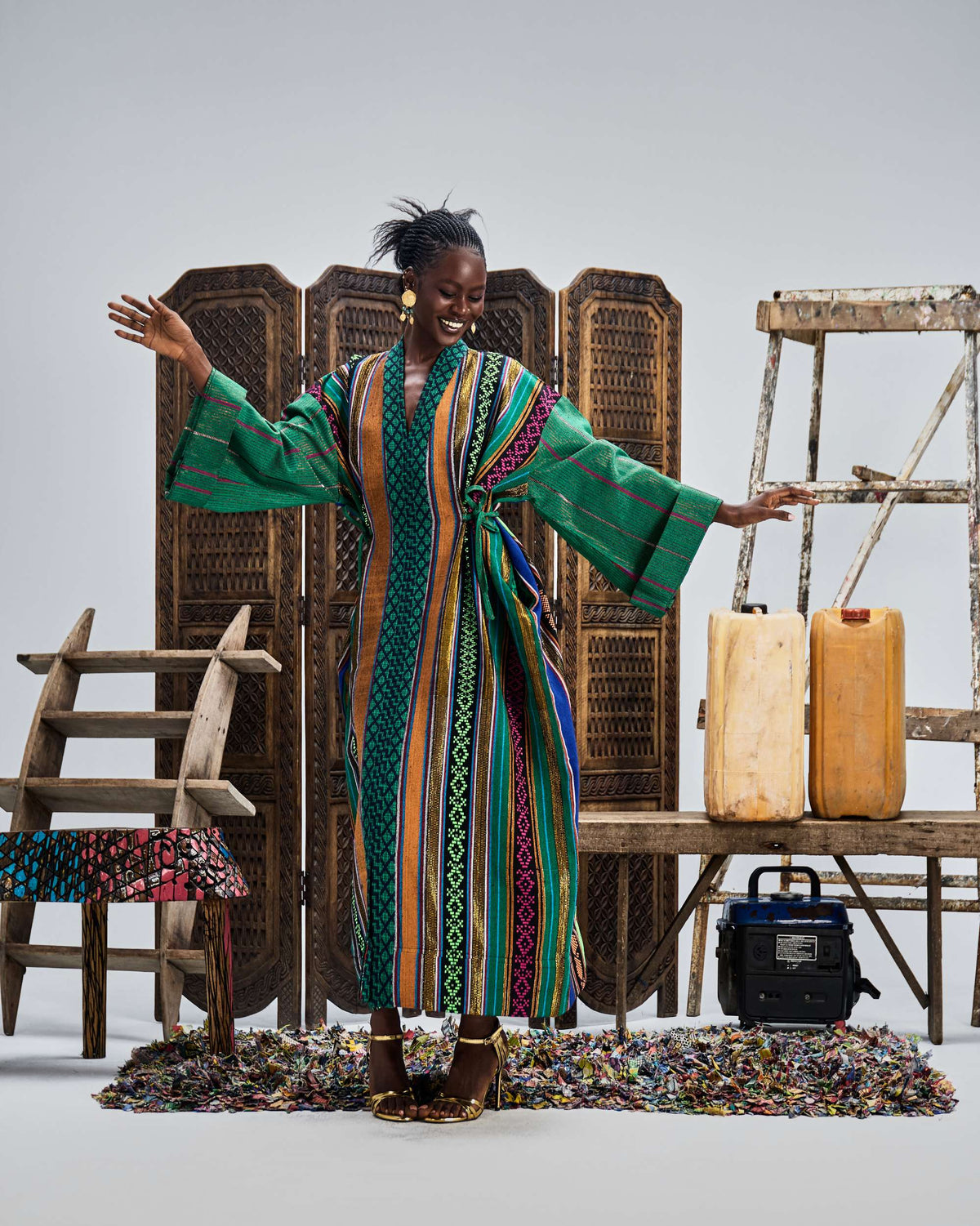 Kuchi Trench Dress - Hertunba