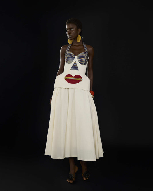 Dona Wool Top (off white) Hertunba
